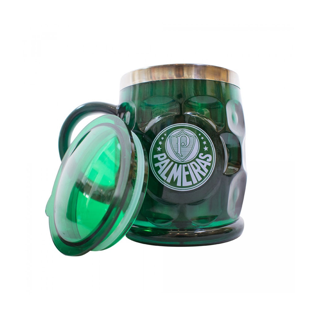 Caneca Térmica Com Tampa 500ml - Palmeiras Oficial