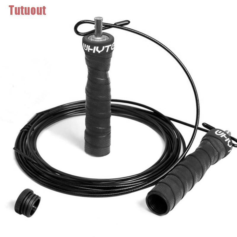 (Tutuout) Corda De Salto De Velocidade Para Pular Antiderrapante Cabo Esportivo Ponderado