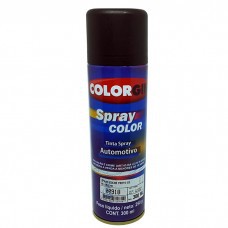 Spray Automotivo Colorgin Preto Semi Brilho 300ml