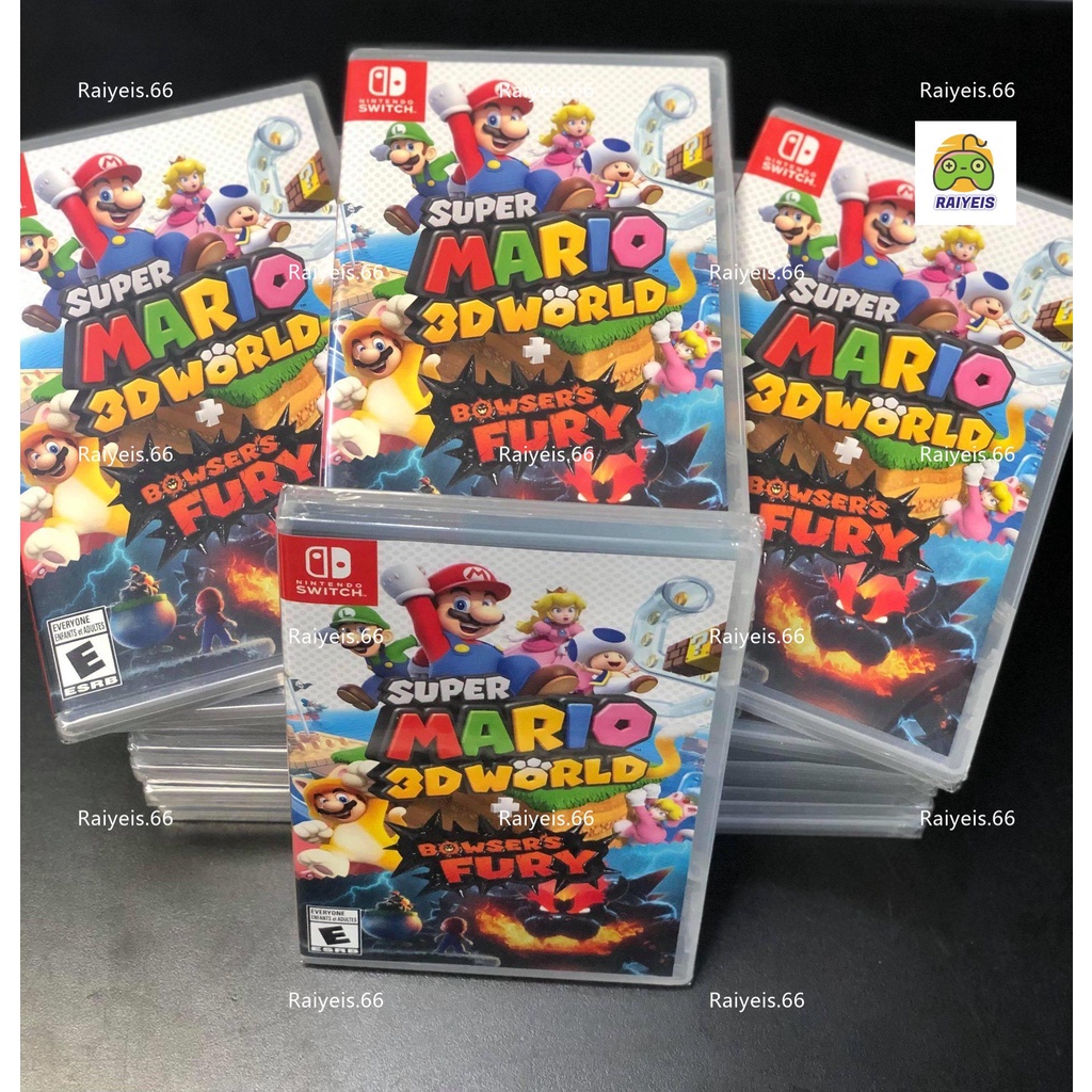 Jogo Super Mario 3D World + Bowser’s Fury Nintendo Switch MíDia FíSica Novo
