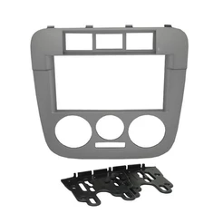 Moldura 2 Din Volks Gol, Parati, Saveiro, G4 - Prata