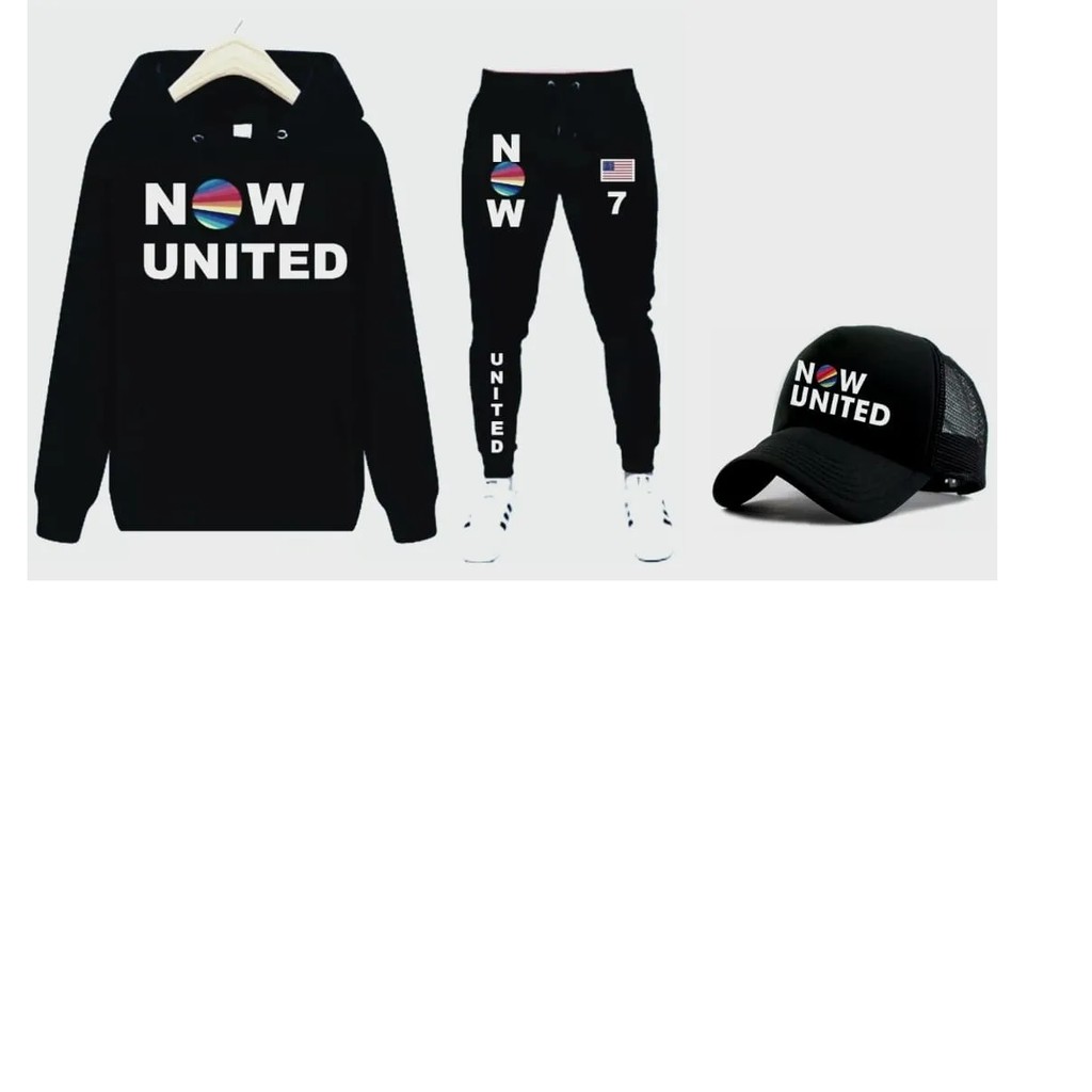 Kit Blusa Moletom + Calça Grupo Now United Conjunto