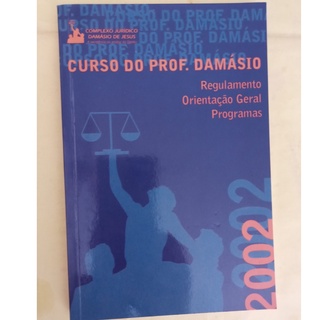 Regulamento, Orientação geral e programas do curso do prof. Damásio