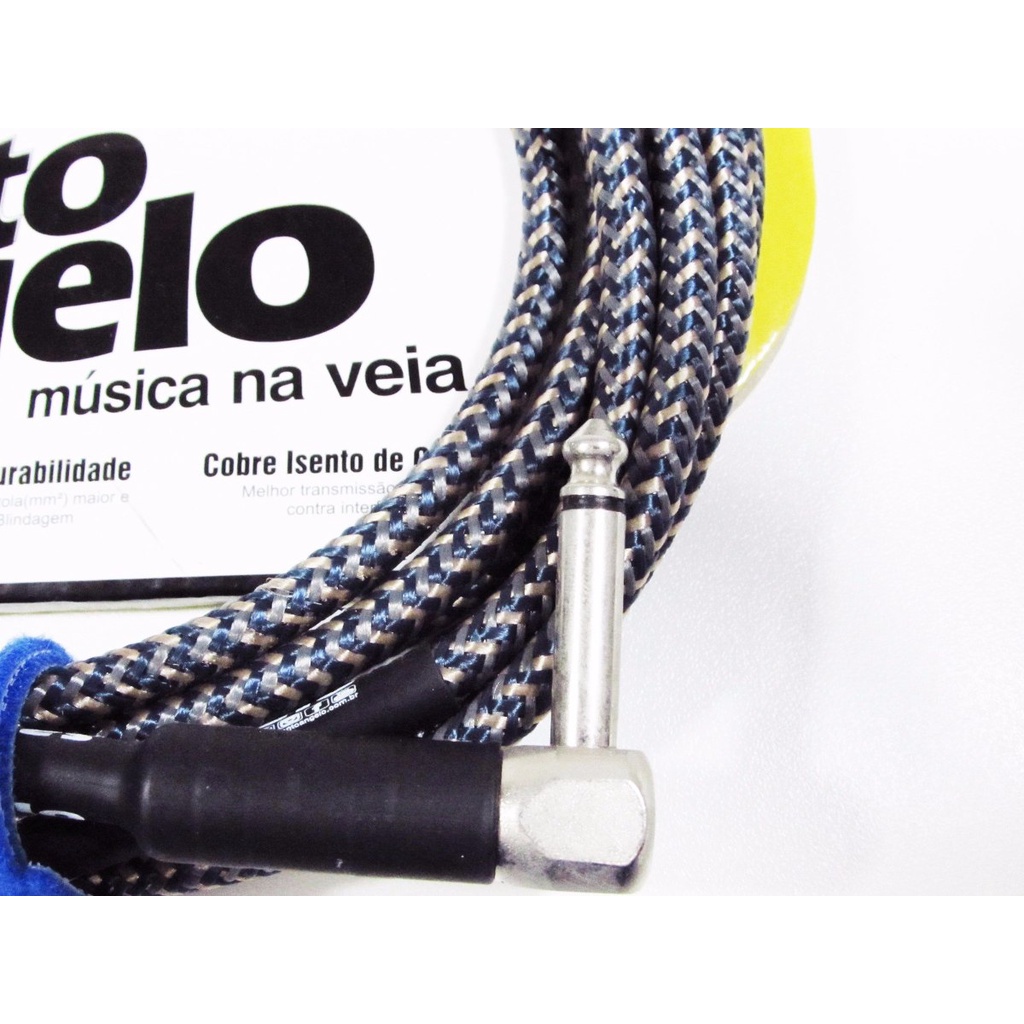 Cabo Guitarra Violão Santo Ângelo Textil 3,05 Metros Plug L — imagem 2 de 2
