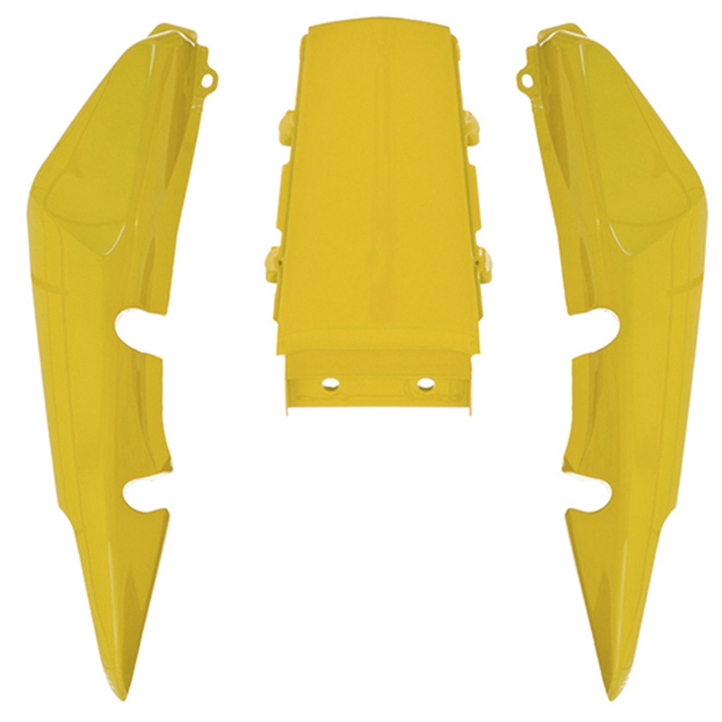 Carenagem Carcaça Rabeta Para Moto Kit 3 Peças Cromo Forte Modelo Original Honda CG Titan 150 2004 2005 2006 2007 E 2008