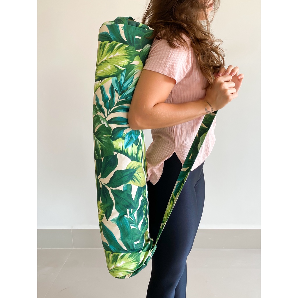 Imagem (4) Bolsa Para Tapete De Yoga, Bolsa Para Mat, Bolsa de Yoga, Yoga Bag - Estampas Diversas (4) - Mandala Flor Flores Floral Ioga Om Ohm Meditação Pilates Esporte Esportiva Karsten