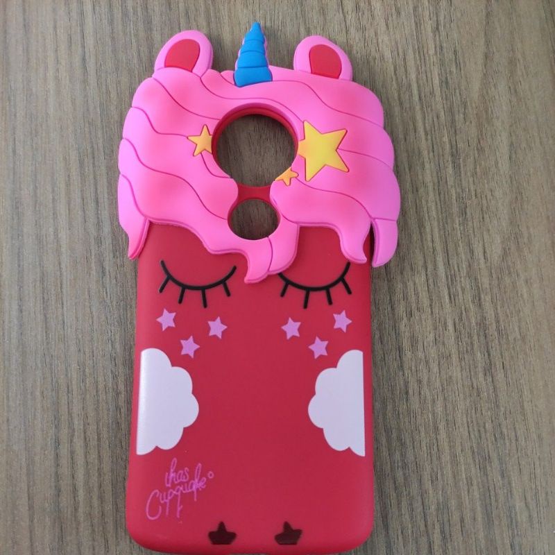 Capa G6 play capinha de celular infantil Motorola moto G6 play unicórnio / G6play