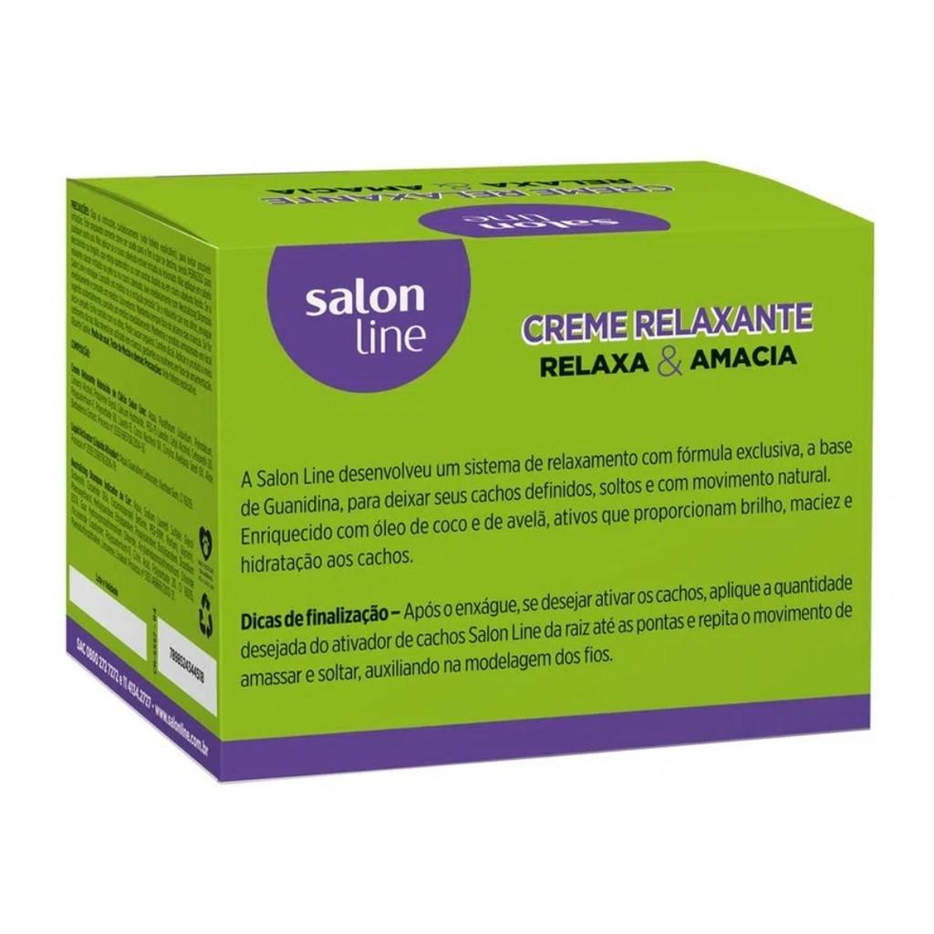 Creme Relaxante Cachos Soltos Salon Line Beecost