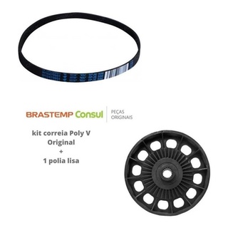 Kit Correia Estriada Poli V E Polia Poli V Brastemp Consul