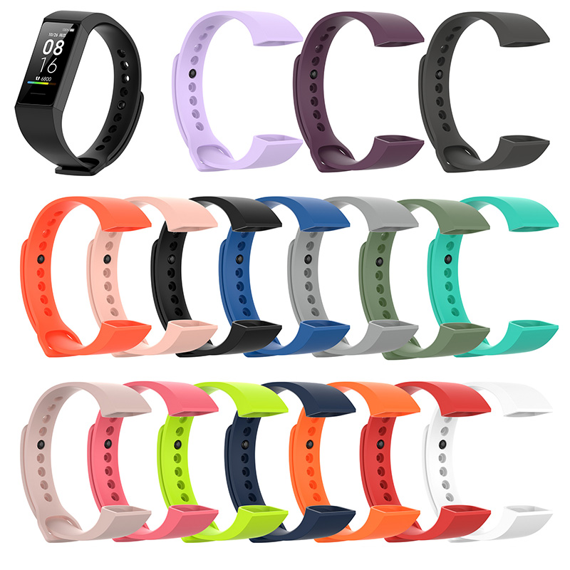 Smartwatch pulseira sobressalente para xiaomi band 4c com pulseira de relógio smart redmi
