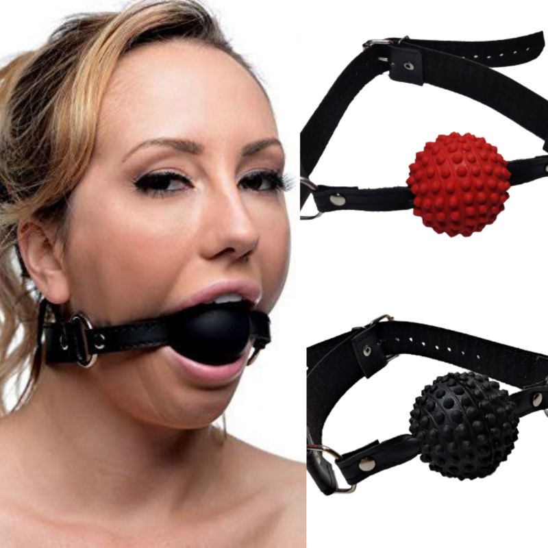 Mordaça bola macia bondage sado fetiche