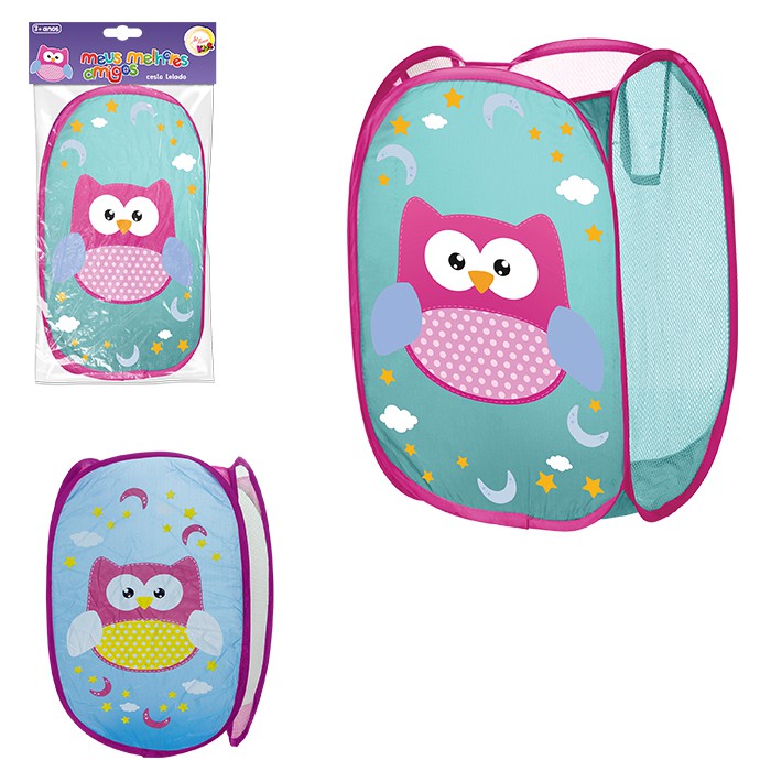 Cesto Organizador Brinquedos Roupas Infantil Dobrável em Oferta na Shopee