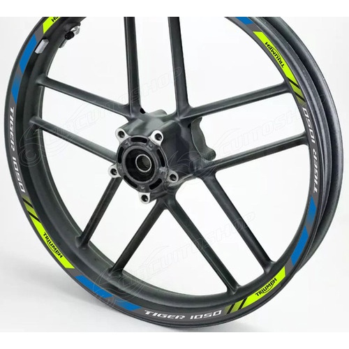 Friso Adesivo Refletivo D1 Roda Moto Triumph Tiger 1050