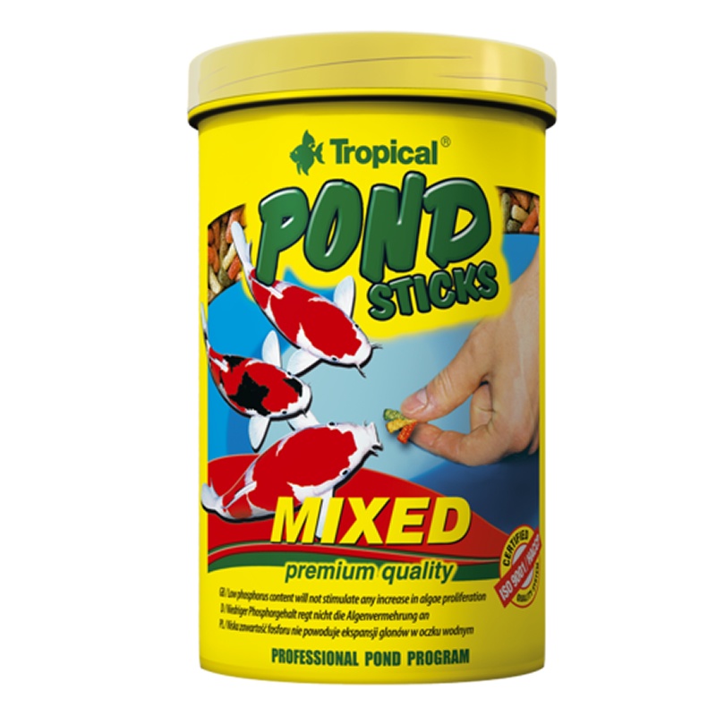 TROPICAL KOI & GOLDFISH MIXED STICKS 80G ( POTE ) - UN