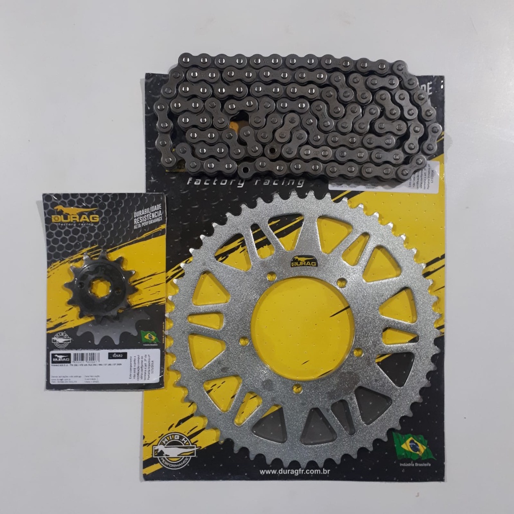 Kit de Relação 49x12 Moto Agrale Elephant / 30.0 / 27.5 - Durag