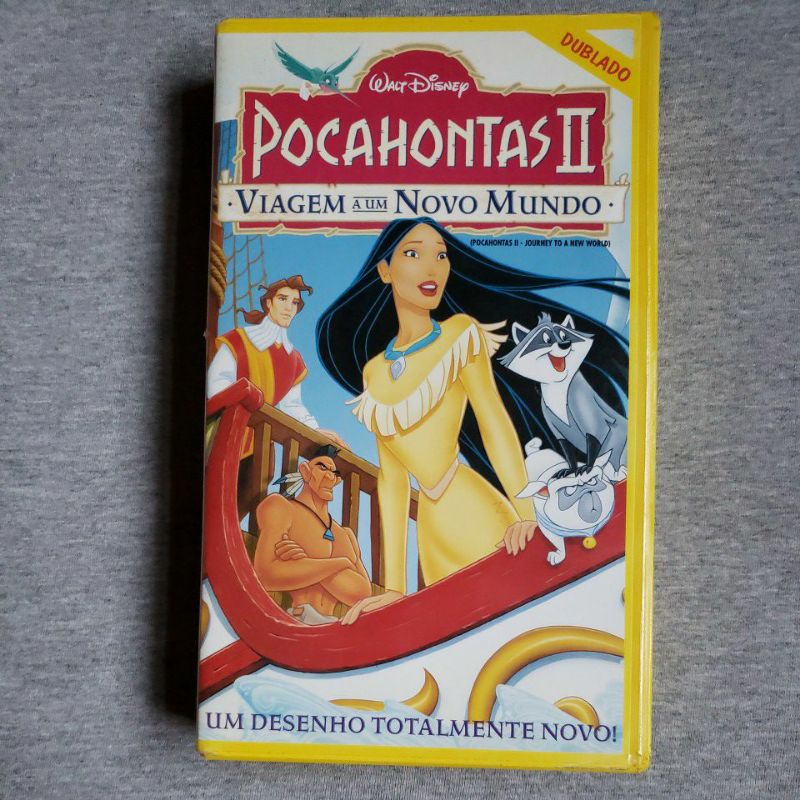 Pocahontas II - Viagem a Um Novo Mundo - Walt Disney - Fita Vhs