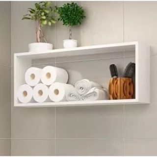 nicho retangular decoraçao ambientes sala quarto cozinha banheiro lavanderia organizador papel toalha tempero em Oferta na Shopee