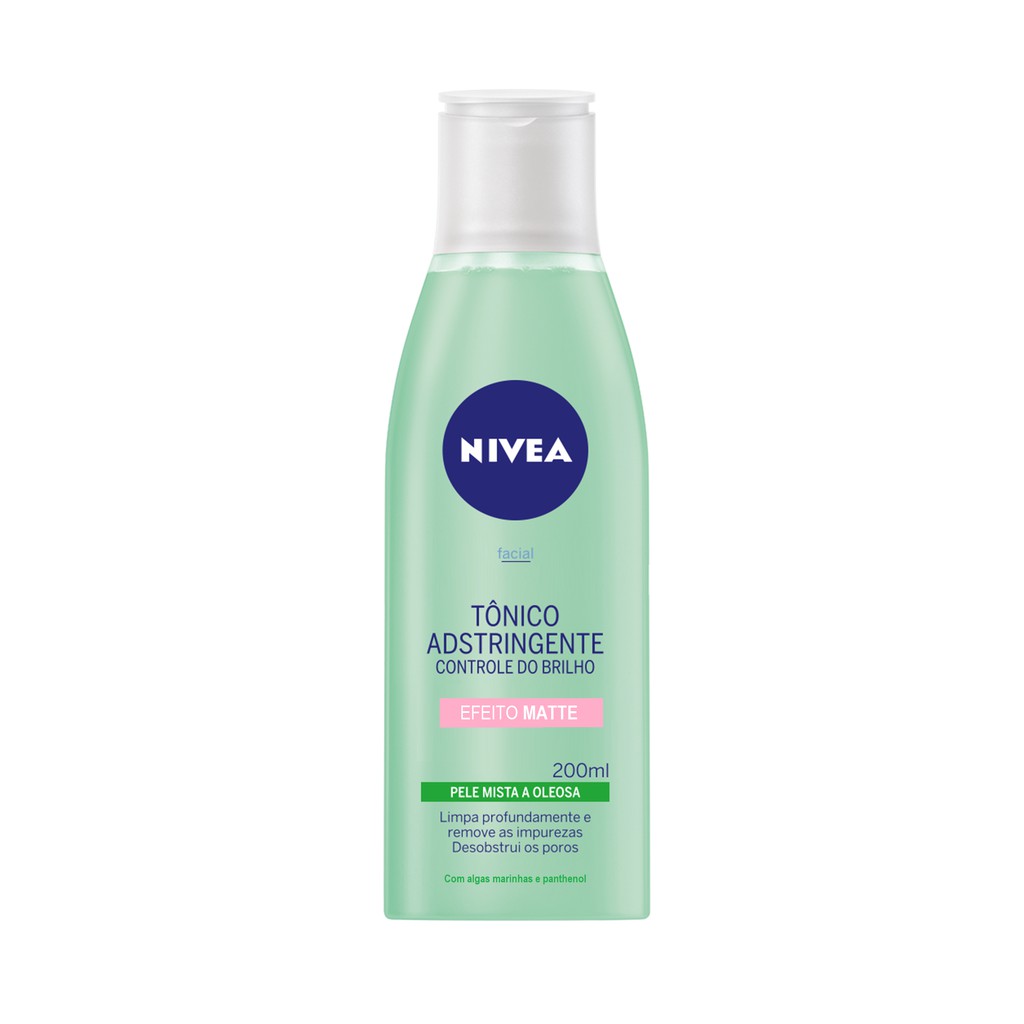 Tônico Adstringente Matte Pele Mista A Oleosa Nivea 200ml em Oferta na Shopee