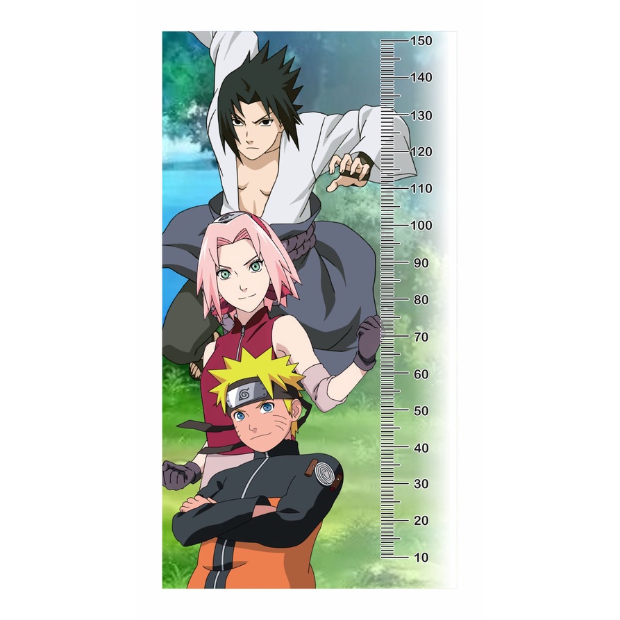 Adesivo Decorativo de Parede Régua de Crescimento Naruto (cod.rcn1)