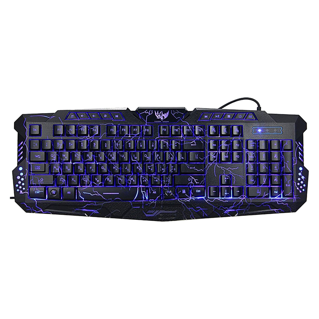 Teclado M200 3 Cores Usb Iluminado Claro Led Retroiluminado Gaming ...