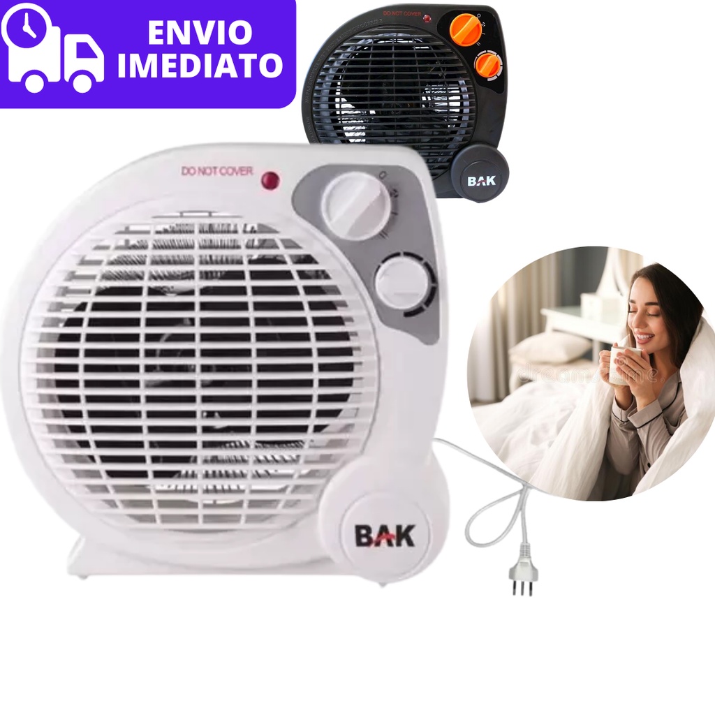 Aquecedor Elétrico Portátil Termoventilador 4 Estágios Aquecedor de Ambiente-110v