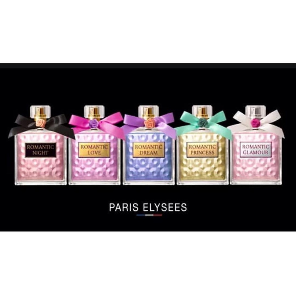 KIT COM 3 PERFUMES DA LINHA PREMIUM ROMANTIC PARIS ELYSEES DE 100 ML ...