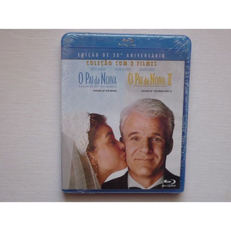 Blu-ray O Pai Da Noiva 1 E 2 - Novo - Original - Lacrado