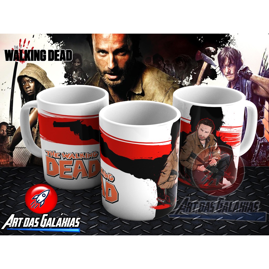 Caneca Cerâmica The Walking Dead MOD7