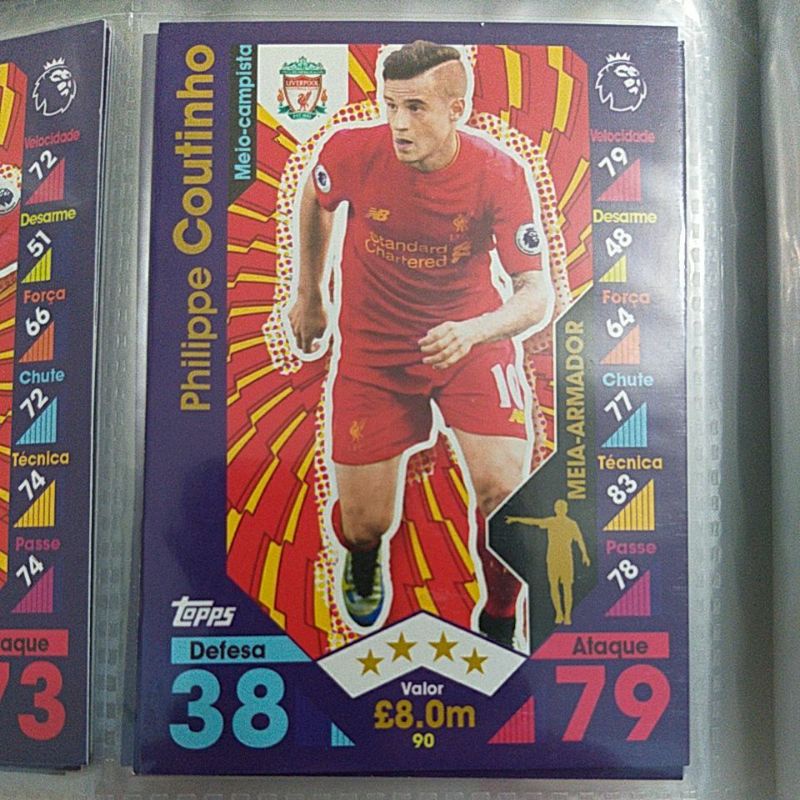 Match Attax 2016/17 All 3 Philipe Coutinho Limited Editions With 100 Cards 