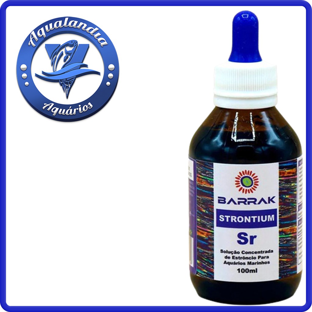 Barrak Strontium Sr 100ml Suplemento Estroncio Para Aquario