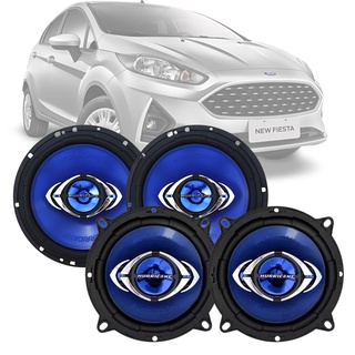 Alto Falante Automotivo 4 Hurricane Frente Trás Ford Fiesta em Oferta na Shopee
