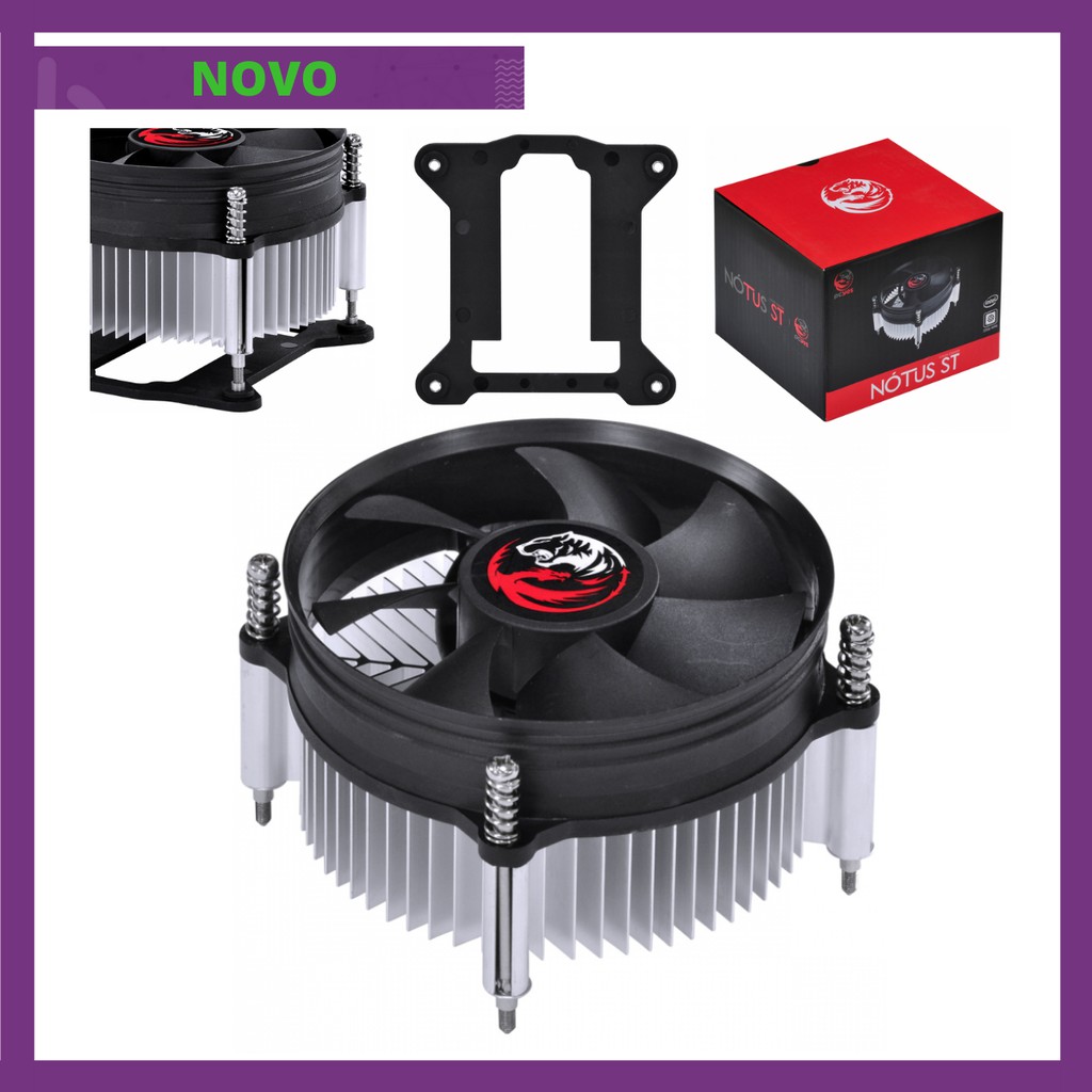 Cooler Processador Intel Socket 1200 1156 1155 1151 1150 NOTUS PCYES ...