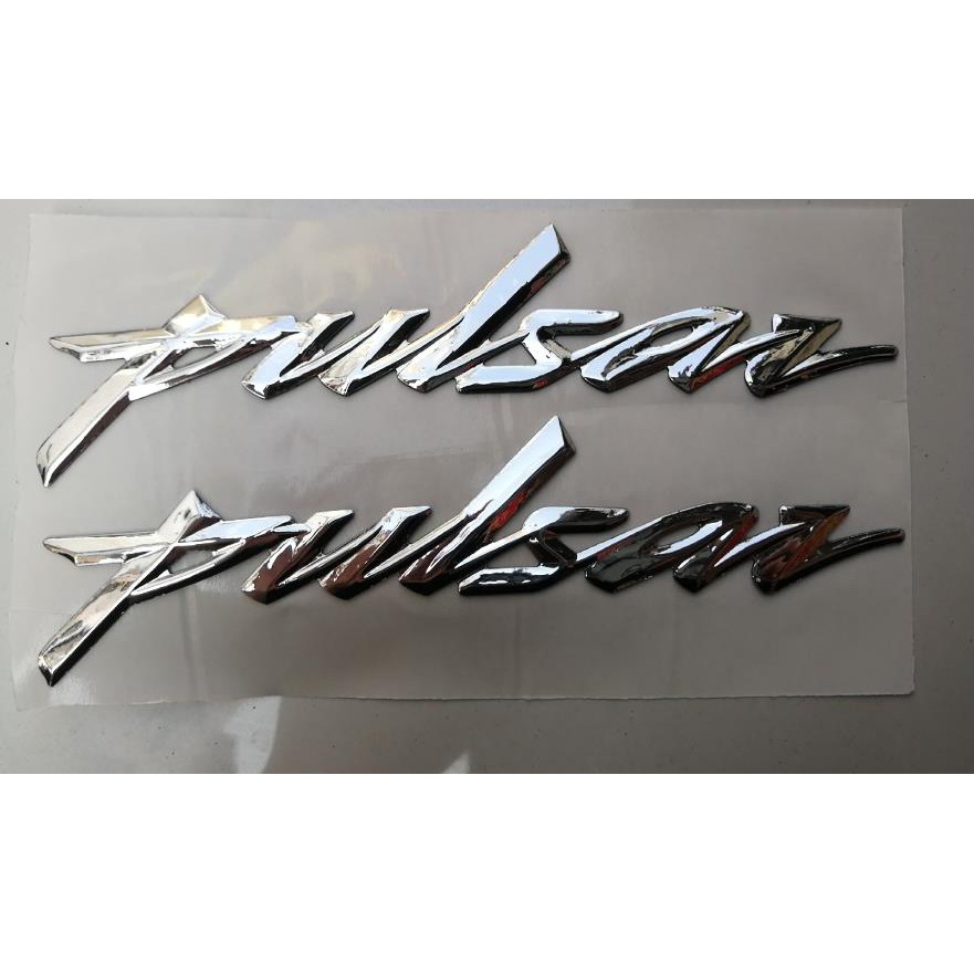 Para Bajaj Pulsar 200 NS Decalques Da Motocicleta Adesivos Emblema 3D Decalque Elevado Tanque Roda Apliques