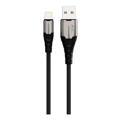 Cabo De Dados Usb Lightning Asl C101lc - Tipo Malha Trançada - Para Iphone/ipad/ipod - Grafite