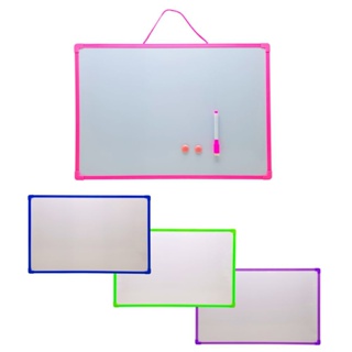 Lousa Quadro Branco Magnético Moldura Apagável C/Caneta E Imã 20x30/30x40/35x50cm em Oferta na Shopee