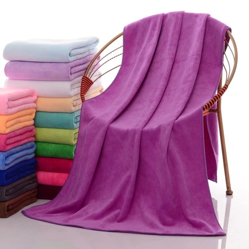 70x140 Cm Grande Microfibra Absorvente Supersoft Toalha De Banho/Pure ...