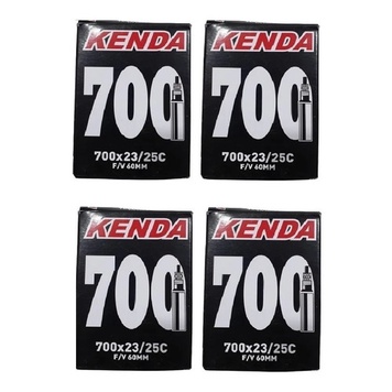 4 Camara De Ar Speed Kenda 700x23/25 Bico Longo 60mm Bike