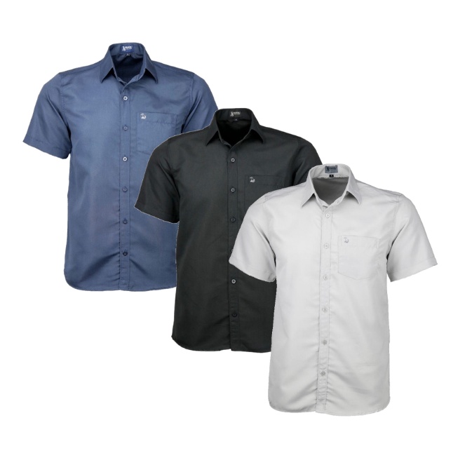 Kit 3 camisas Sociais LBL Modelo Orient Comfort Com bolso Promoção Frete Grátis