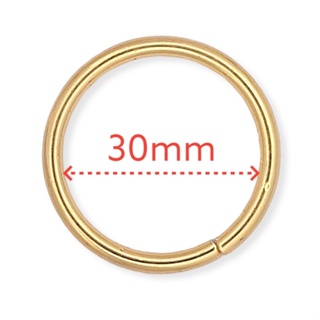 Argola Dourada 30mm (10und) 3,0 cm  - Para Bolsas, Costura, Artesanato em Oferta na Shopee