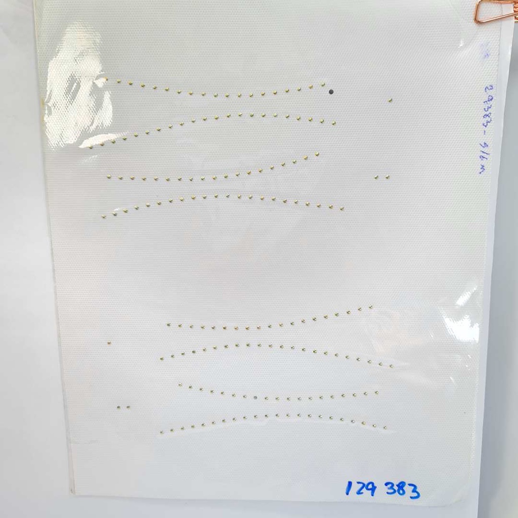 2 unidades Cartela Termocolante Chapinha Hotfix 12x14cm Prata 129383