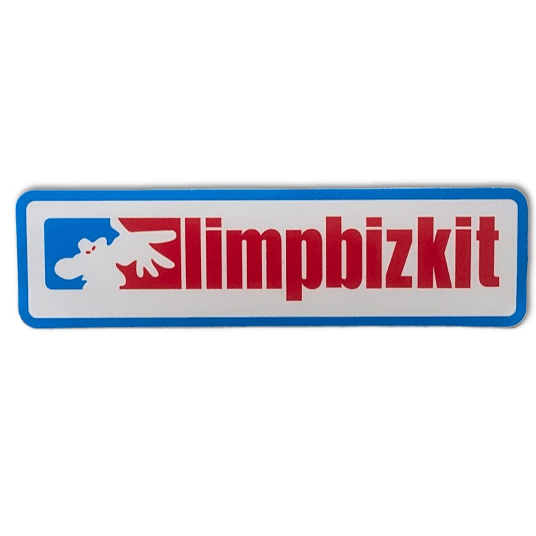 2 Stickers da banda Limp Bizkit - Adesivo rock nu metal anos 90 ( Impressão em vinil alta resolução ) 9cm largura