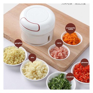 Mini Processador Triturador de Alimento Manual Utensílio Cozinha