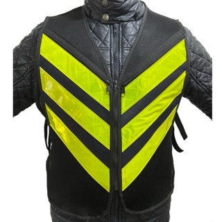 Colete Motoboy Mototáxi com faixas refletivas em Oferta na Shopee
