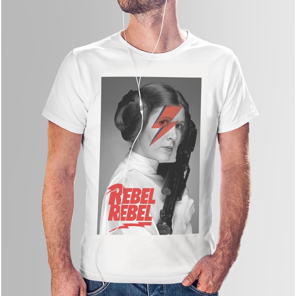 chilly dizzy Arne Camiseta Leia Rebel Rebel Star Wars | Shopee Brasil