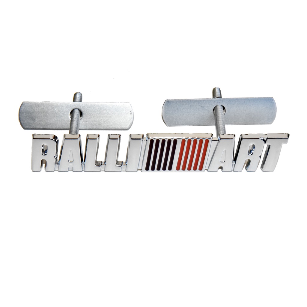 Acessórios Emblema Ralliart da Grade Asx Pajero 3000GT Airtrek Eclipse L200 Triton Outlander Pajero Sport TR4 Cromado
