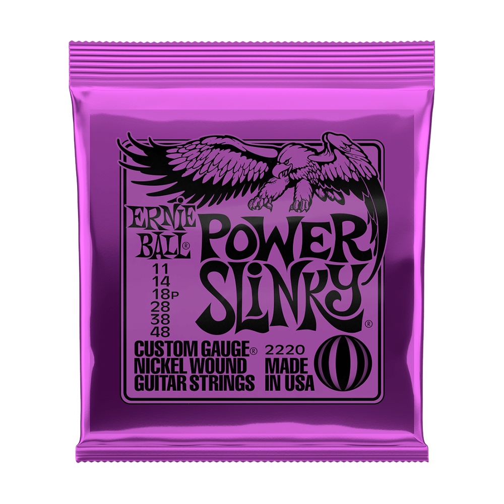 Encordoamento Guitarra 011 Power Slink Ernie Ball P02220 em Oferta na Shopee