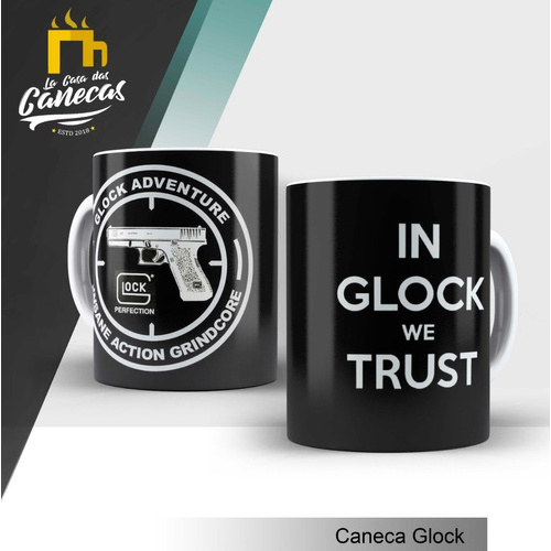 Caneca Porcelana Personalizada Tatico Operacional Glock