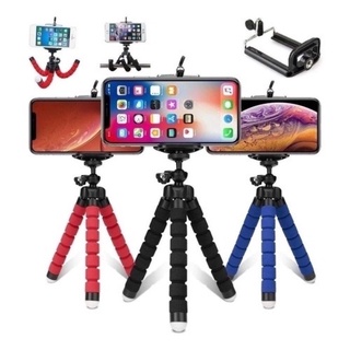 Mini Tripé Flexível Celular Portátil Suporte para celular -360°