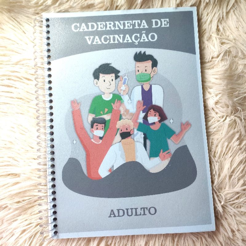 Caderneta Saúde / Vacinas Adulto Várias Cores