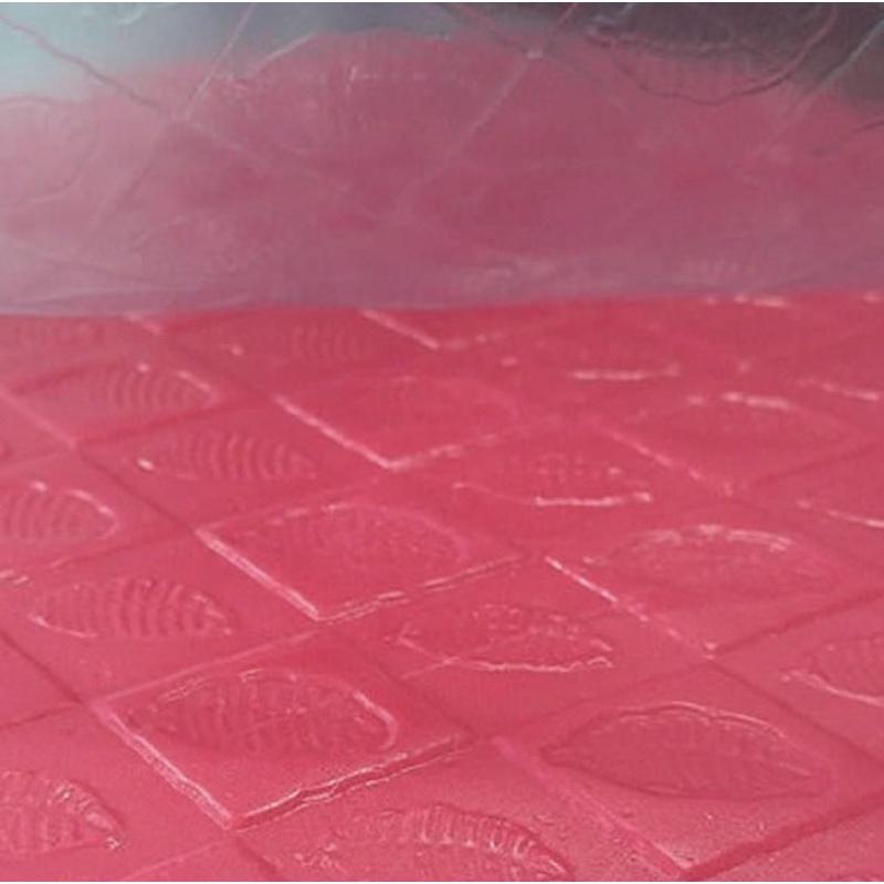 placa de textura bwb molde para bolos confeitaria modelo textura  folha de cacau  cod 9387 em Oferta na Shopee